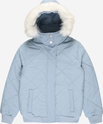 Abercrombie & Fitch Χειμερινό μπουφάν σε μπλε: μπροστά