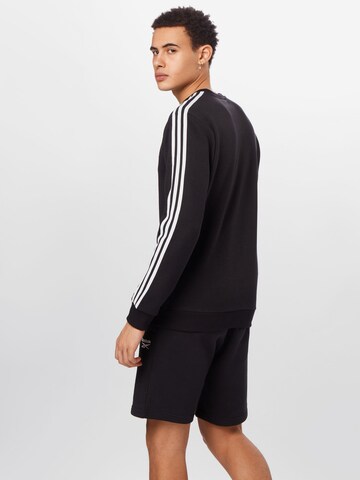 ADIDAS SPORTSWEARSportska sweater majica 'Essentials French Terry 3-Stripes' - crna boja