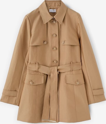 MOTIVI - Abrigo de entretiempo en beige: frente