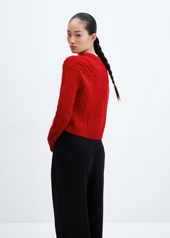 MANGO Sweter 'Chilly' w kolorze czerwony