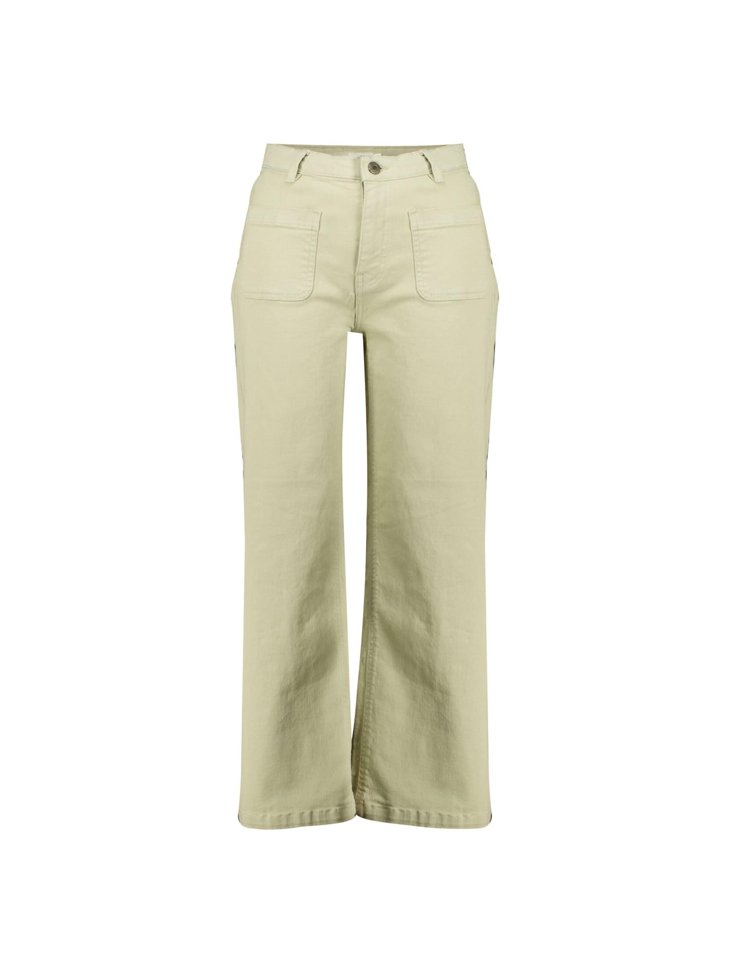 Deeluxe Loosefit Jeans in Groen: voorkant