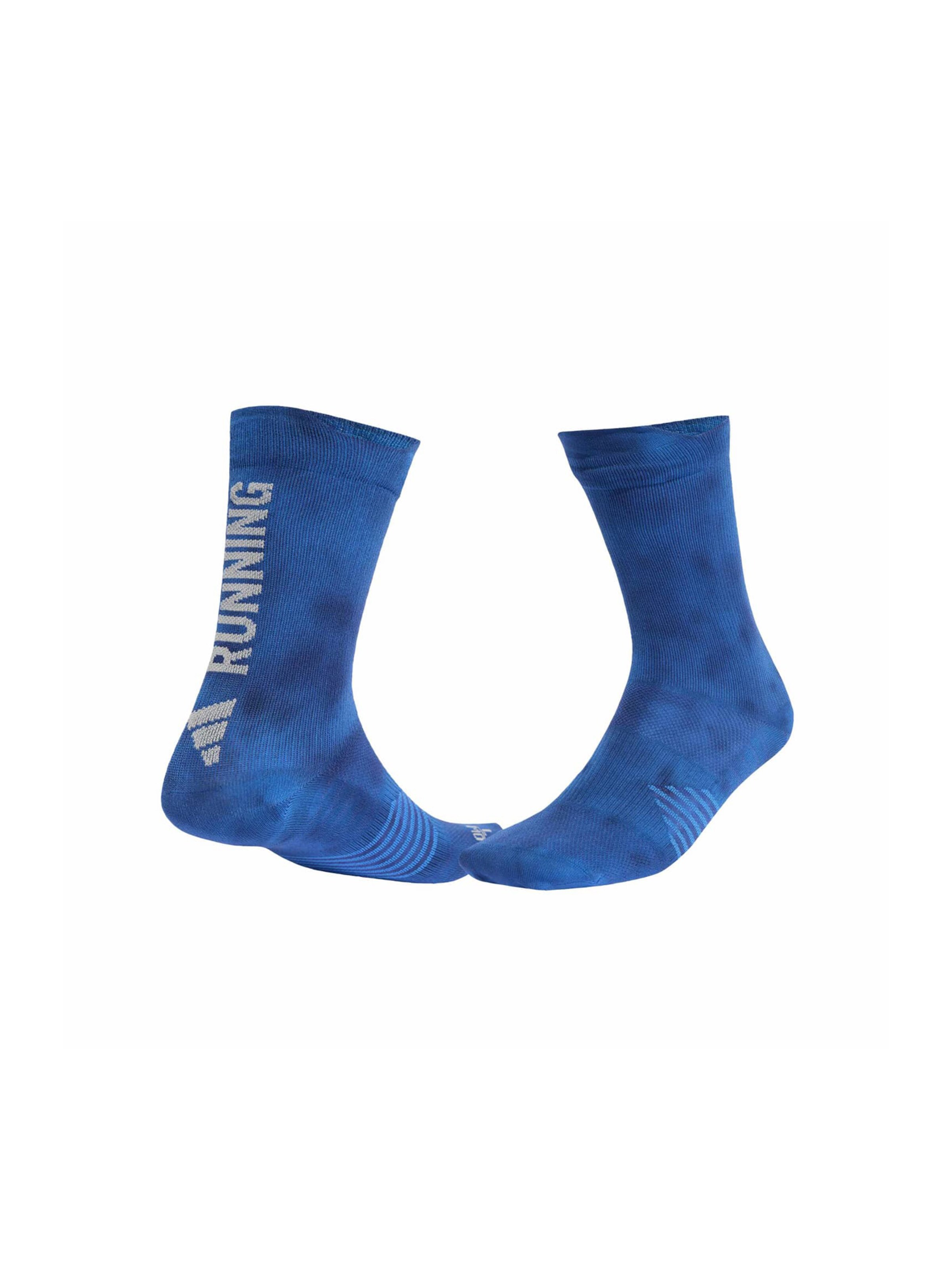 mėlyna ADIDAS PERFORMANCE Sportinės kojinės 'RunxGraphic'