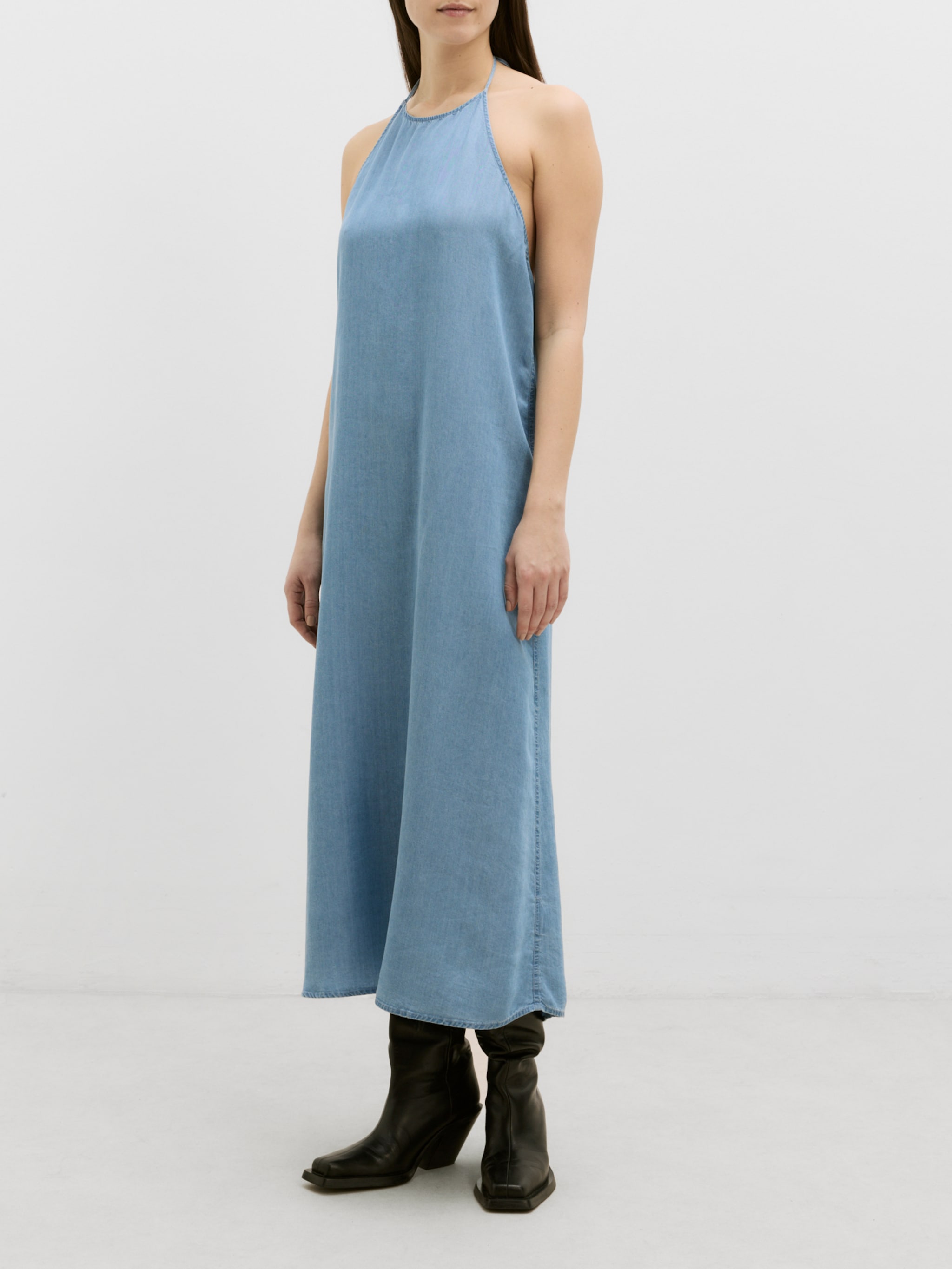 EDITED Producten Jurk 'Kirsti' Blauw denim