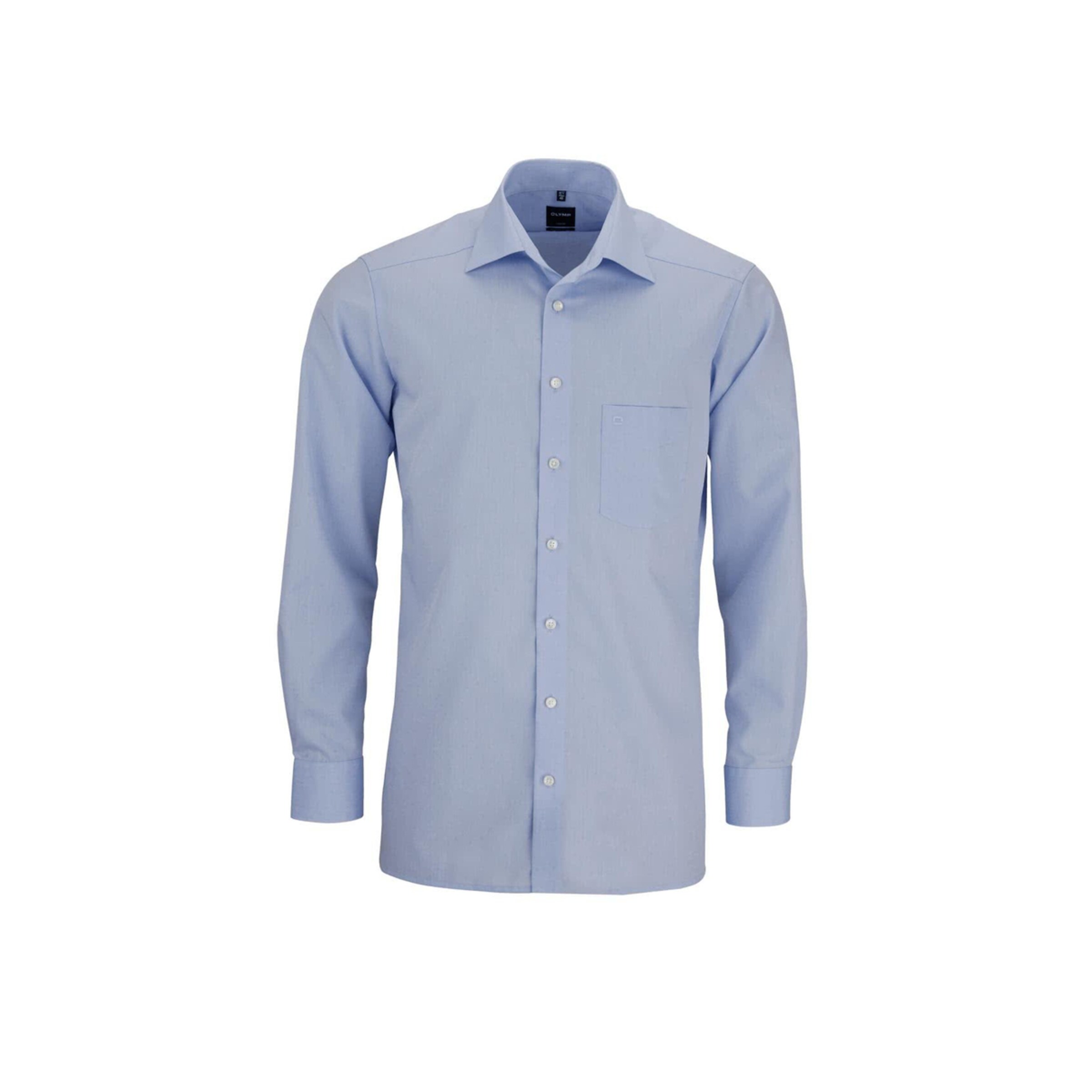 OLYMP Regular fit Button Up Shirt 'Luxor' in Blue: front