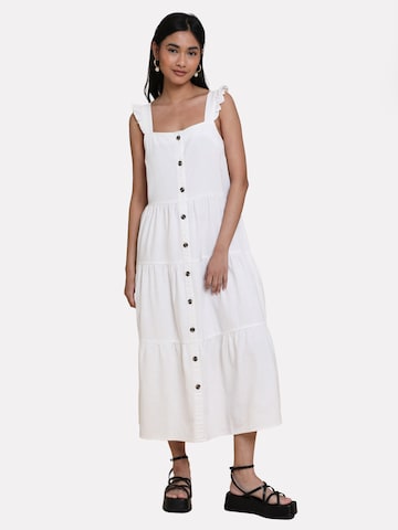 Threadbare - Vestido de verão 'Oak' em branco