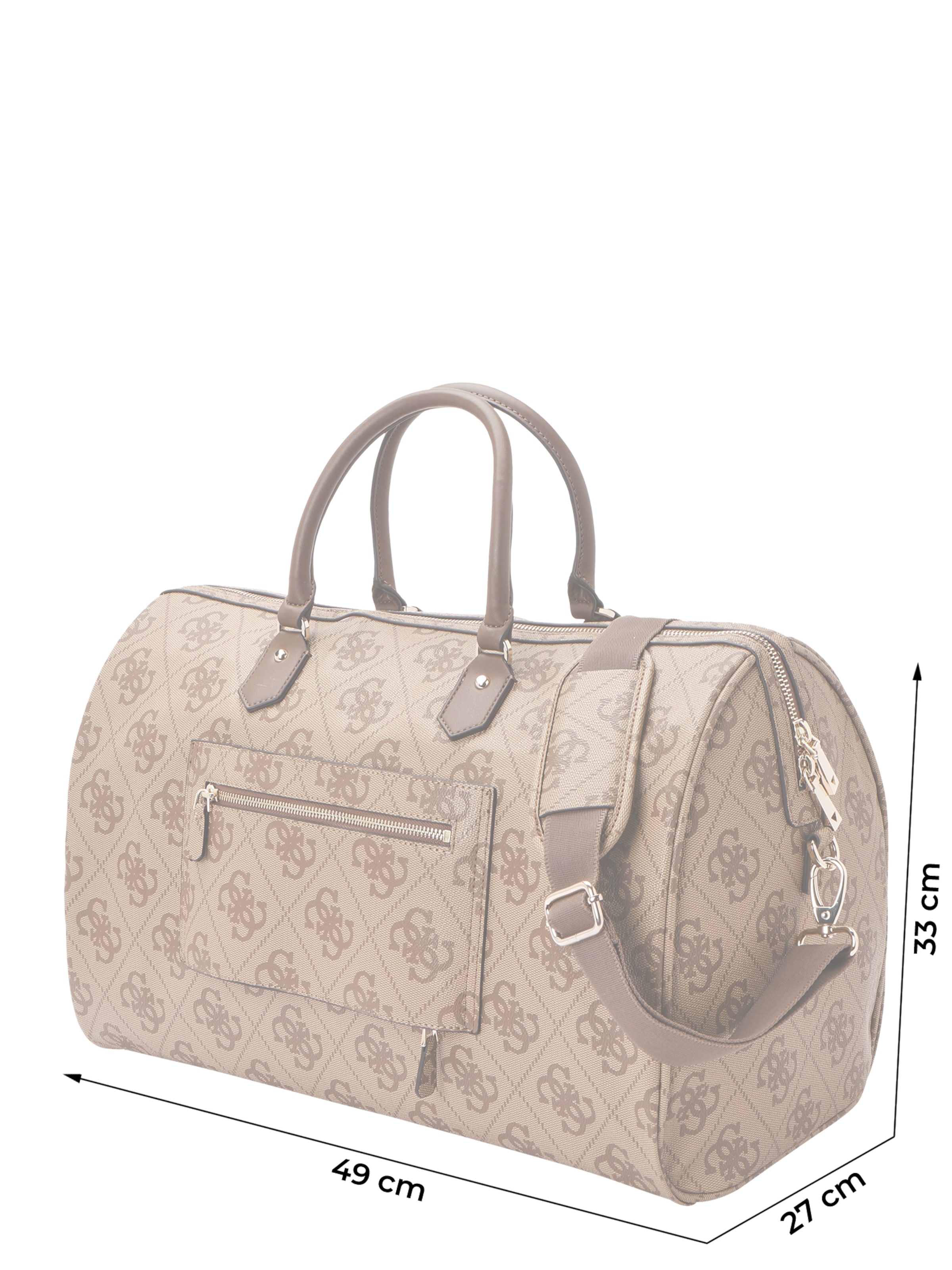 GUESS Βαλίτσα με ροδάκια 'Berta' σε καφέ