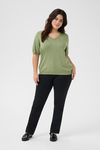 Pulover 'Lizzy' de la KAFFE CURVE pe verde