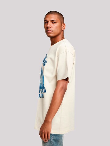 T-Shirt 'Hawaii Surf Beach Summer' F4NT4STIC en beige