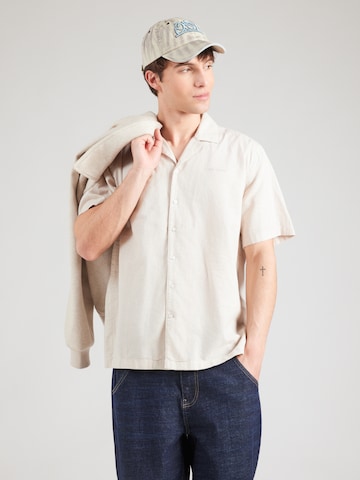 Pepe Jeans Regular fit Риза в бежово: отпред