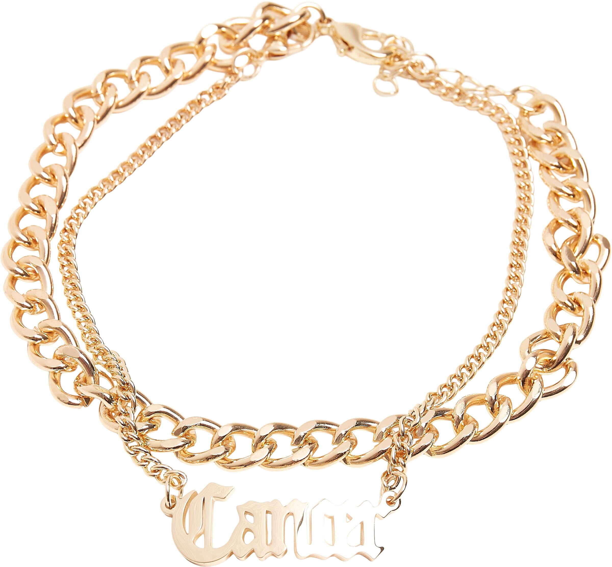 Urban Classics Украшения на ногу в Золотой: спереди