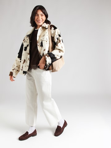 AGOLDE Avar lõige Teksapüksid 'ARC', värv valge