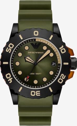 Emporio Armani Analog Watch in Green: front