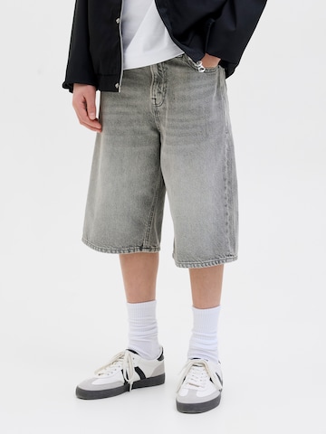 Jack & Jones Junior - Ropa ancha Vaquero 'JJIRON' en gris: frente