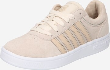 K-SWISS Sneaker 'Court Cheswick' in Beige: predná strana