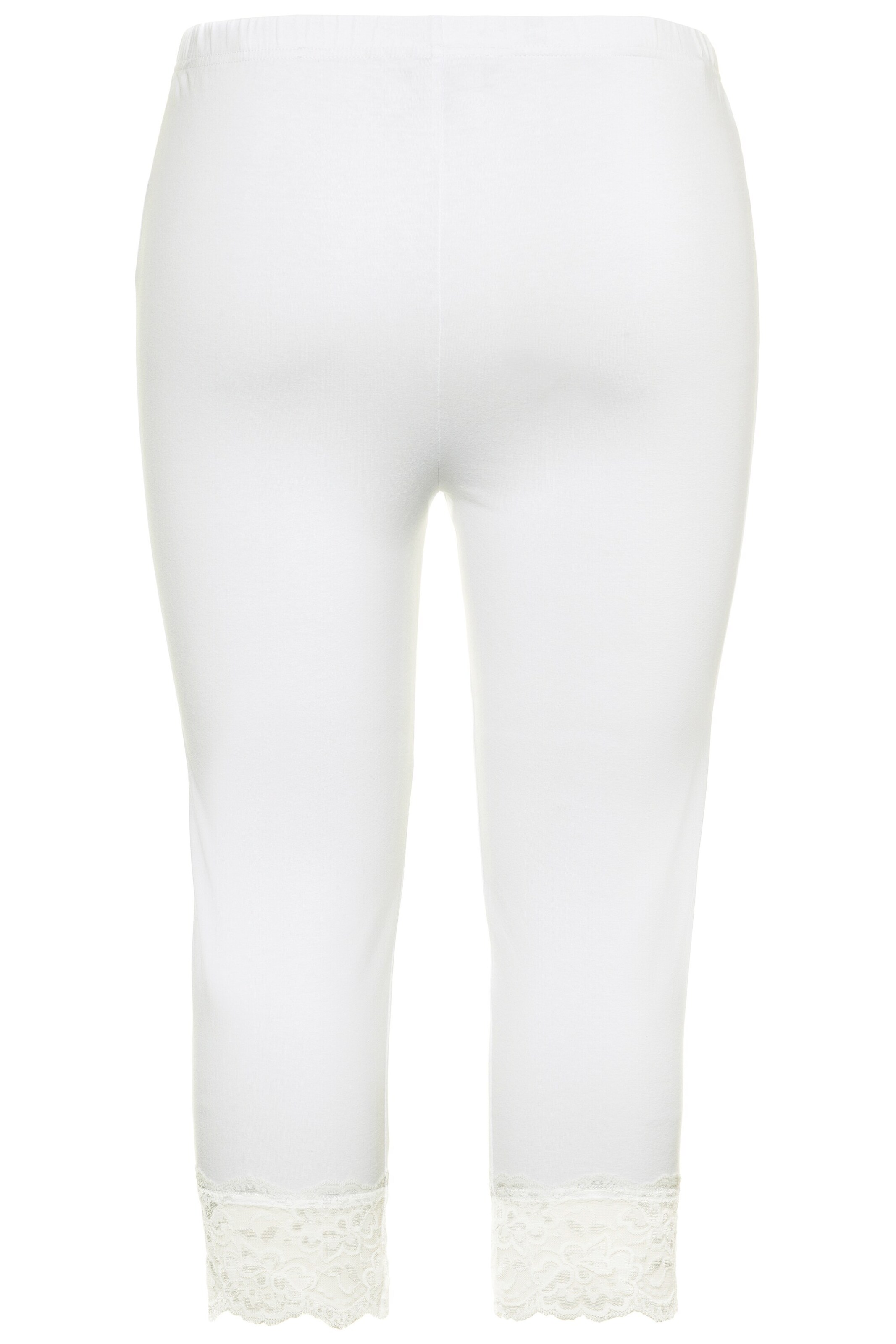 Ulla Popken Skinny Leggings in White