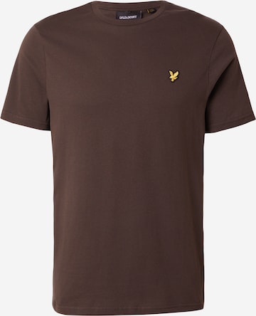 Lyle & Scott T-shirt i brun: framsida