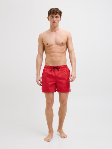 Shorts de bain 'JPSTMaui' JACK & JONES en rouge