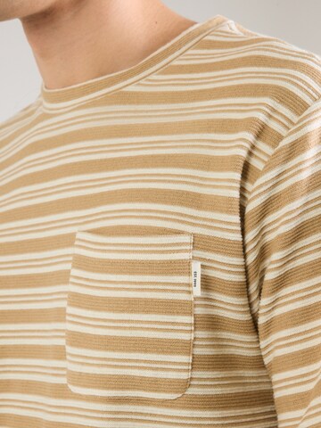 T-Shirt 'Drip' INDICODE JEANS en beige