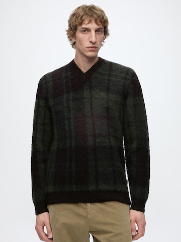 Barbour Pullover 'Hunham' in Schwarz: Vorderseite