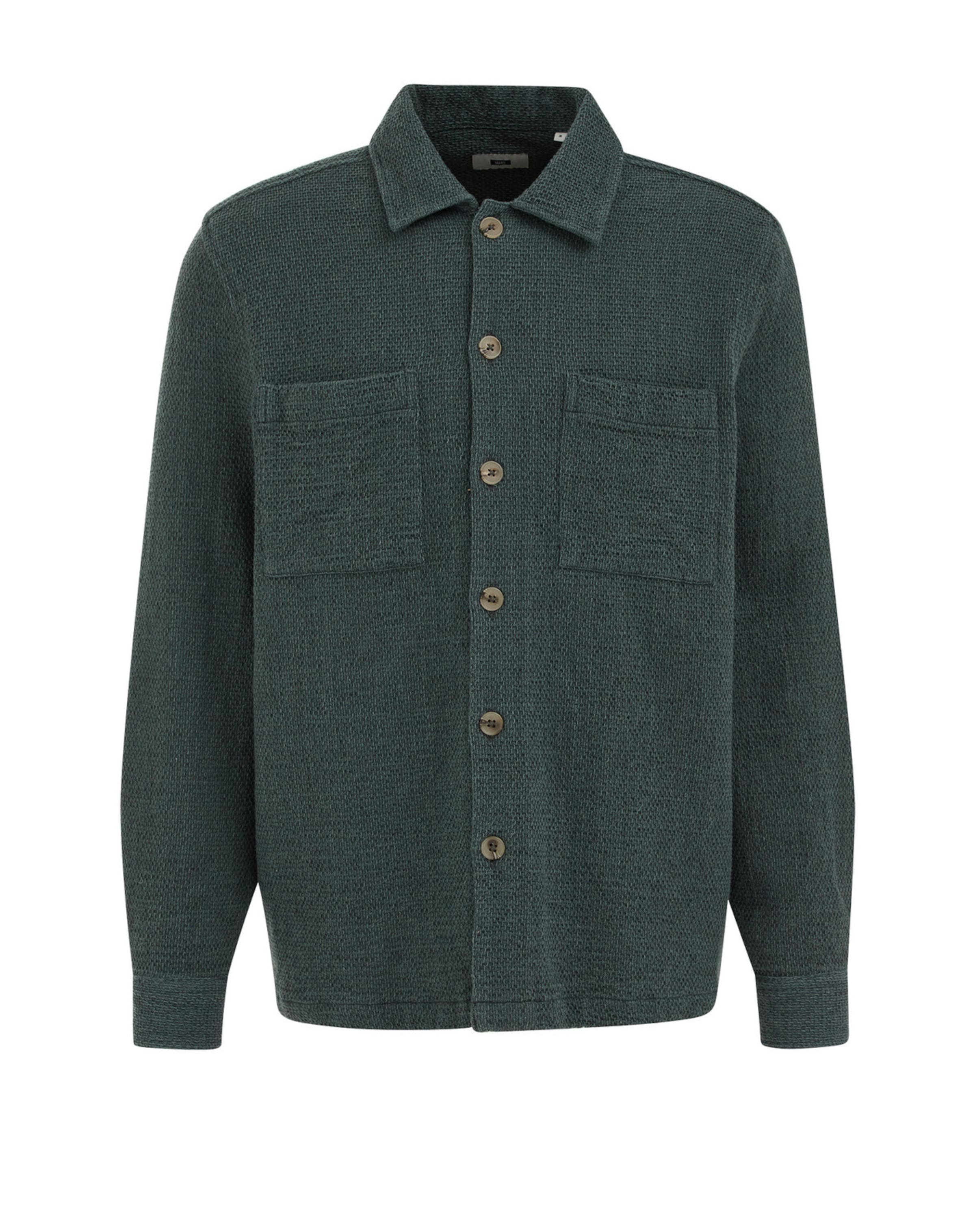 Coupe regular Chemise WE Fashion en vert : devant