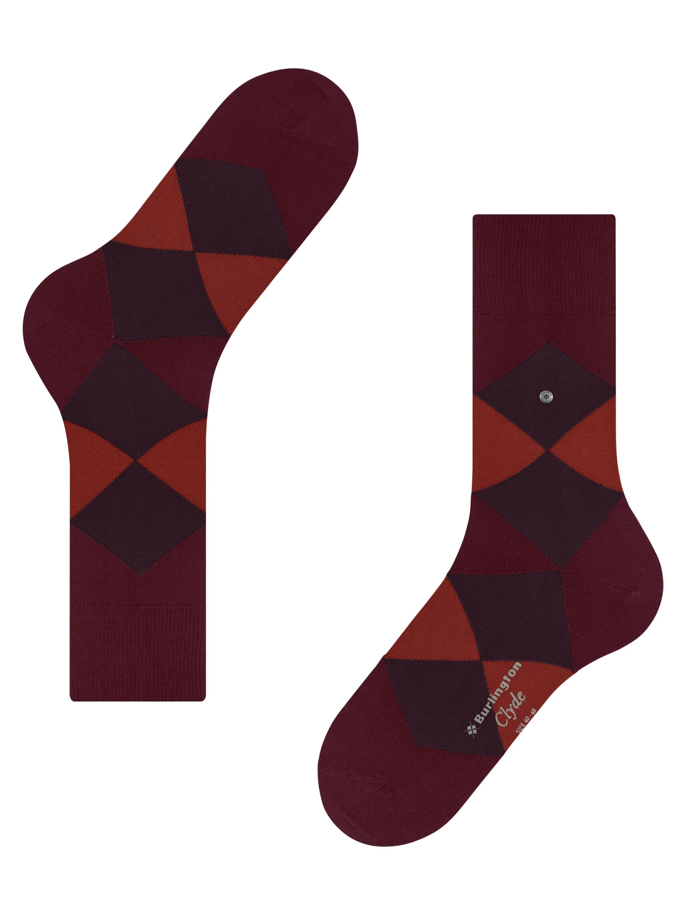 BURLINGTON Socks 'Clyde' in Purple