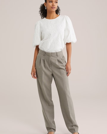 WE Fashion Regular Hose in Grau