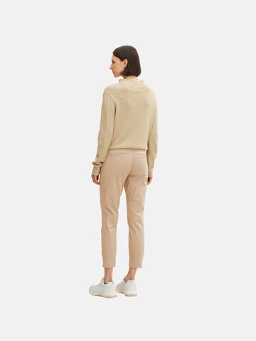 TOM TAILOR Slim fit Chino Pants in Beige