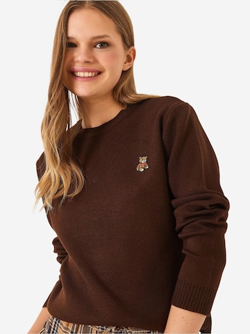 Bianco Lucci - Pullover em castanho