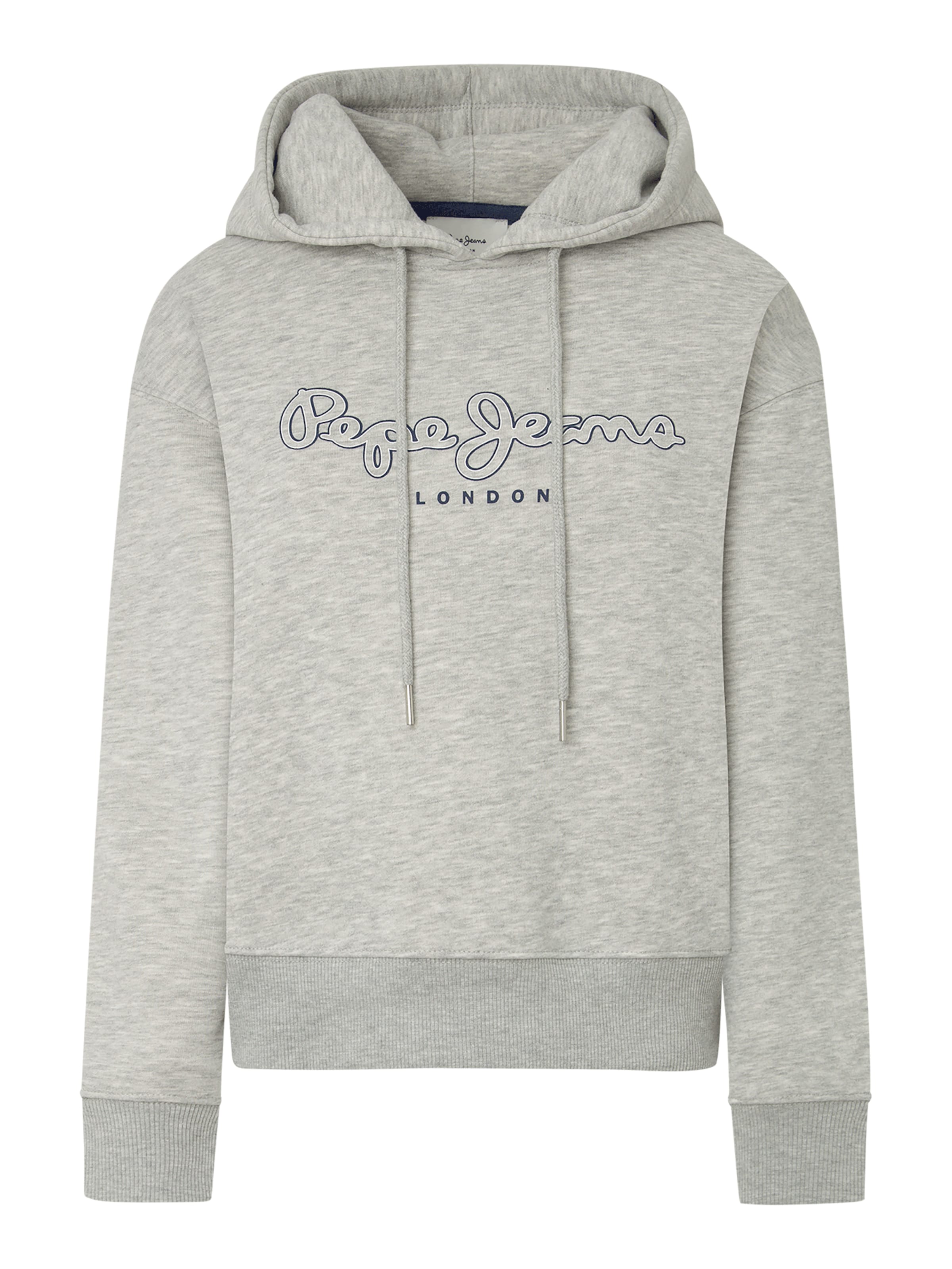 Pepe Jeans Sweatshirt in Grijs: voorkant