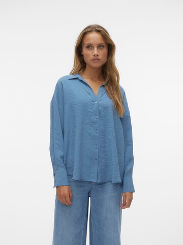 VERO MODA Blouse 'Queeny' in Blue: front