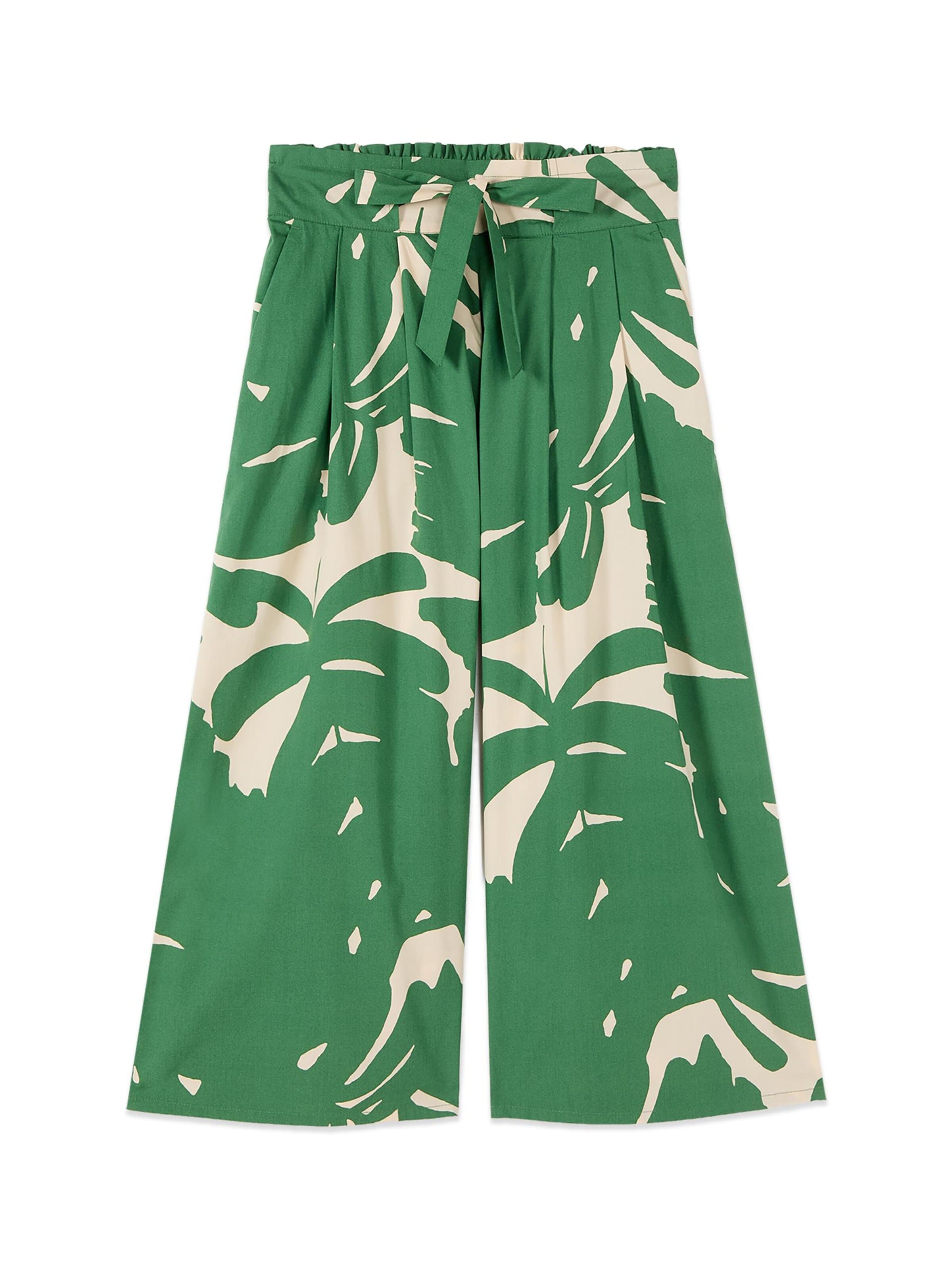 Pantaloni di oltre in verde: frontale