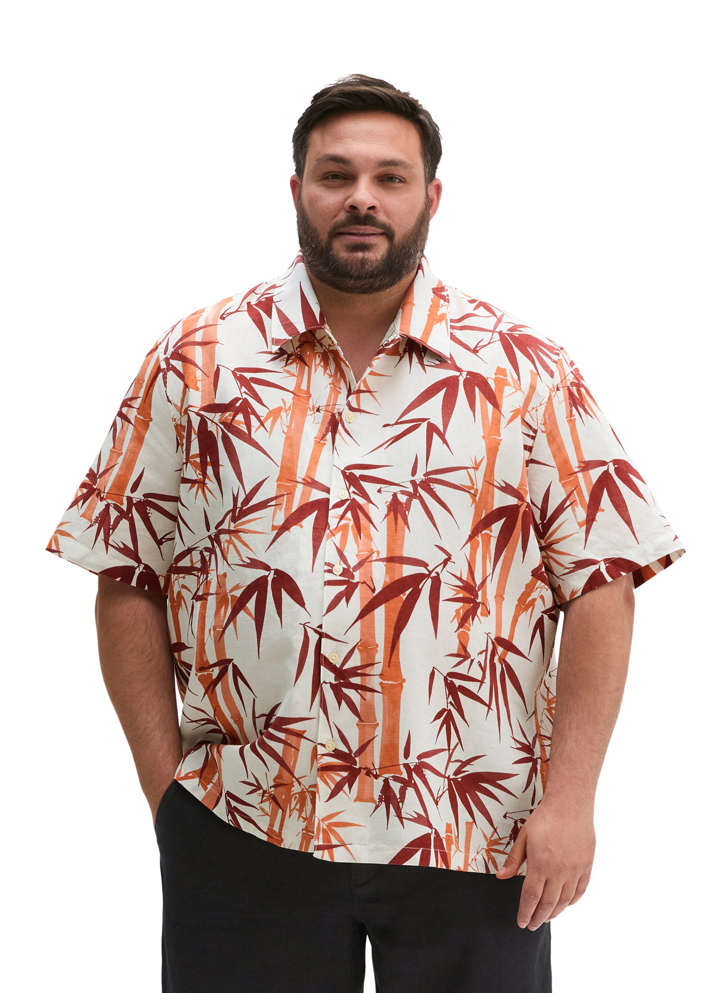 Marc O'Polo Regular fit Overhemd in Wit: voorkant