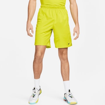 NIKE Regular Workout Pants 'Totality Pro' in Yellow: front