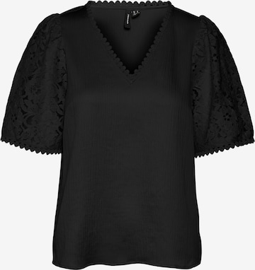 VERO MODA Shirt 'Pritti' in Zwart: voorkant