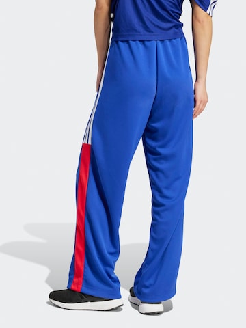 ADIDAS SPORTSWEAR Wide leg Παντελόνι φόρμας 'TIRO' σε μπλε