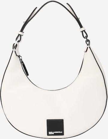 Geantă de umăr de la KARL LAGERFELD JEANS pe alb: față