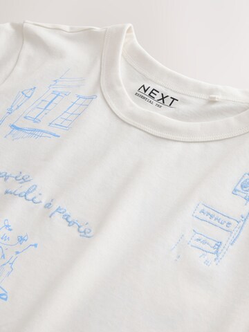 Tricou de la Next pe alb