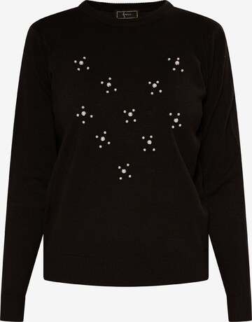 Pull-over faina en noir : devant