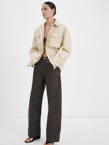 MANGO Loose fit Jeans 'Polka' in Brown