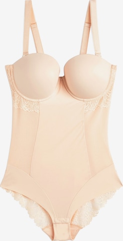 Next Корректирующее боди в Ярко-розовый: спереди