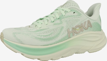 Chaussure de course 'Clifton 10' HOKA en vert : devant