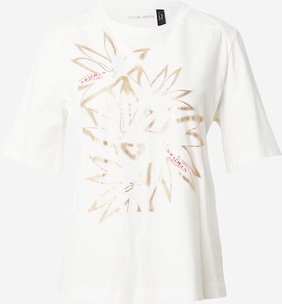 Marc Cain T-Shirt in hellbeige / rot / weiß, Produktansicht