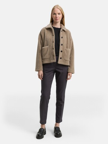 TOM TAILOR Slimfit Broek 'Mia' in Grijs