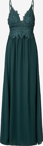 Kraimod Aftonklänning i grön: framsida