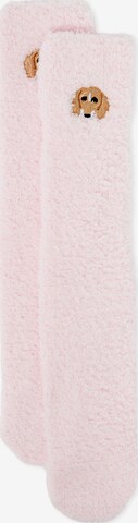 Chaussettes 'Hug' ETAM en rose : devant