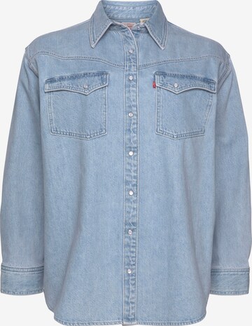 Levi's® Plus Blouse in Blue: front