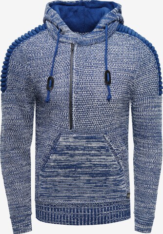 Rusty Neal Trui 'Knitwear' in Blauw: voorkant