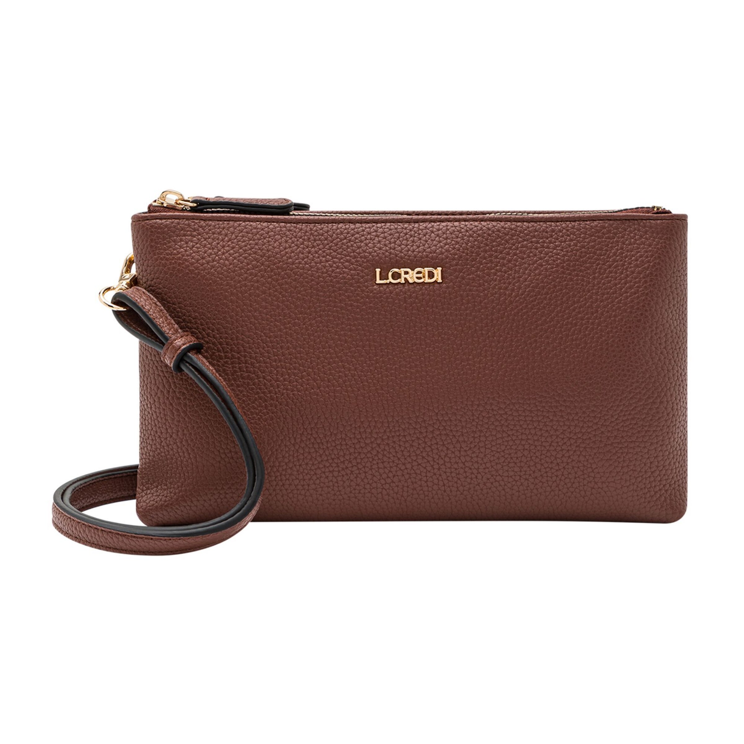 L.CREDI Schoudertas in Rood: voorkant