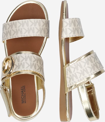 Michael Kors Kids - Sandália 'SYDNEY KENZIE 2' em ouro