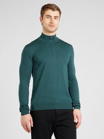 Pull-over 'San Quirin' HUGO Red en vert : devant